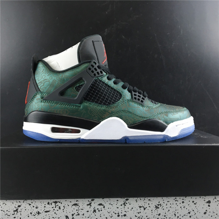 air jordan 4 green laser aj4-1043515