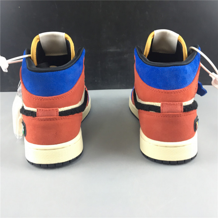 air jordan 1 mid blue the great cu2805-100