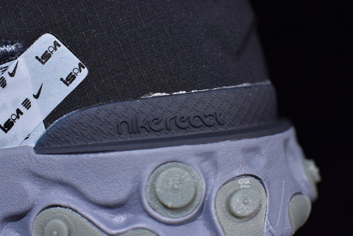 nike react wr ispa black grey ar8555-001