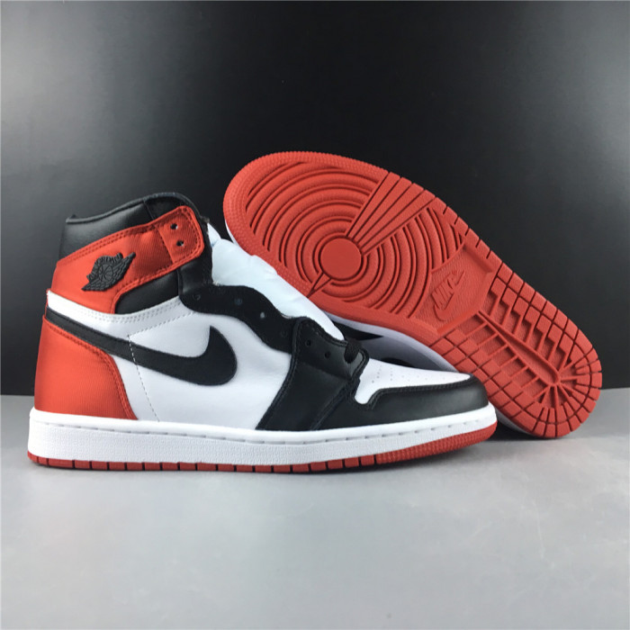 air jordan 1 satin black toe cd0461-016