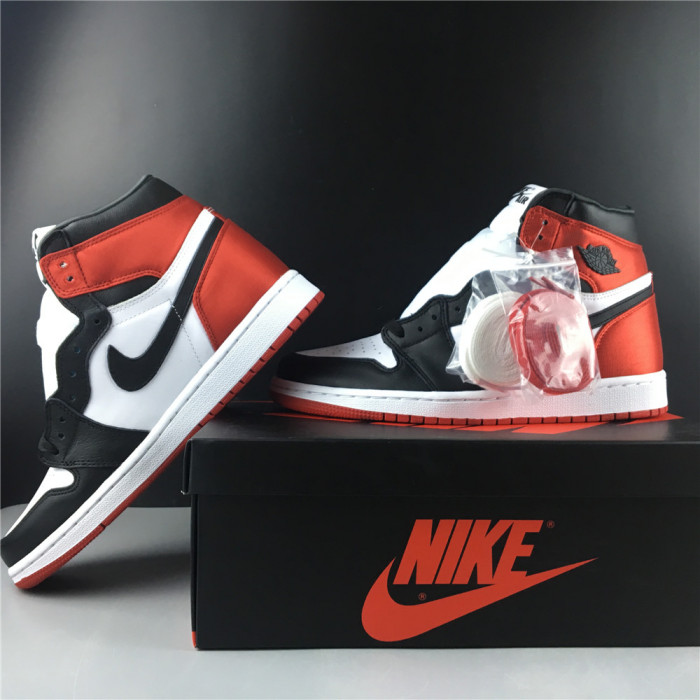 air jordan 1 satin black toe cd0461-016