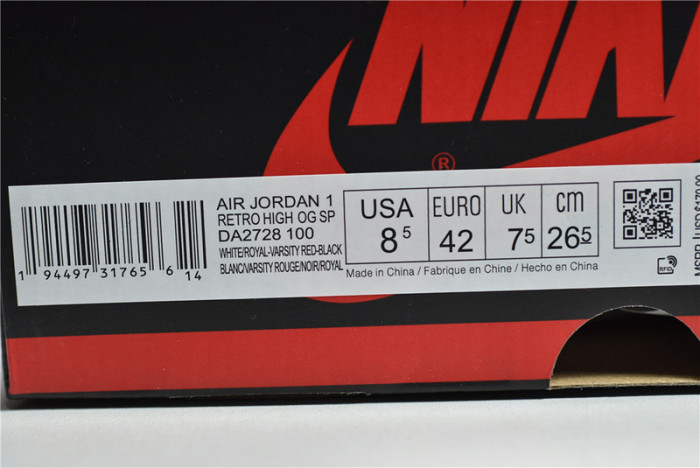 air jordan 1 retro high og "trophy room da2728-100