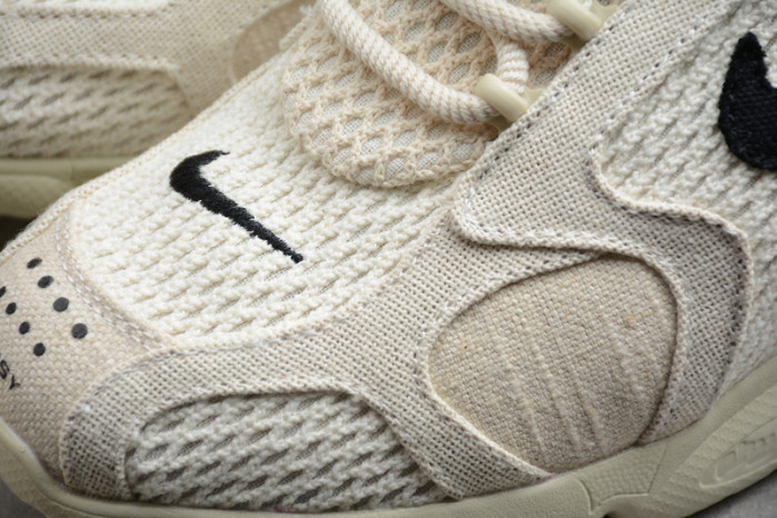 stussy x air zoom spiridon caged "fossil" cq5486-200