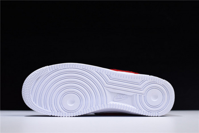 nike air force 1 low lv8 3d chenille white red blue 823511-106