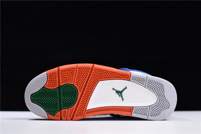 air jordan 4 white/bright crimson-royal blue 308497-171