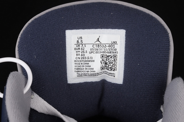 air jordan 3 midnight navy ct8532-401
