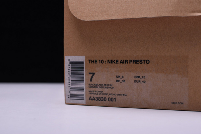 nike the 10: air presto - aa3830 001
