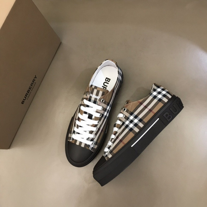 bur*erry vintage check cotton sneakers 80568281