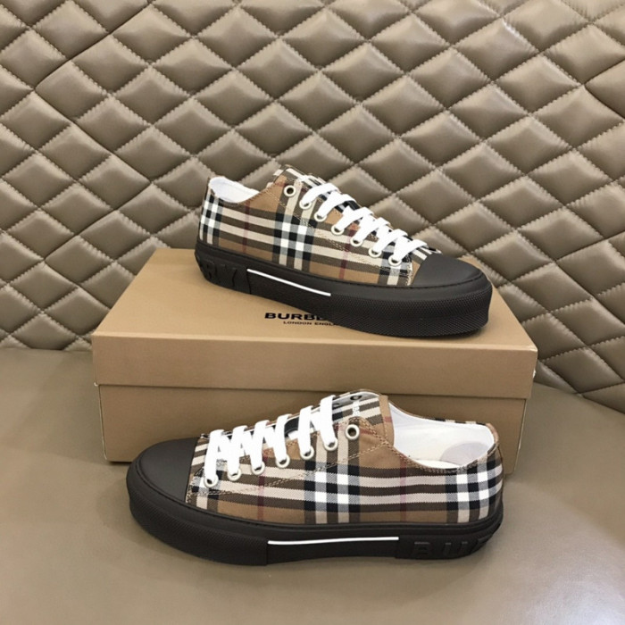 bur*erry vintage check cotton sneakers 80568281
