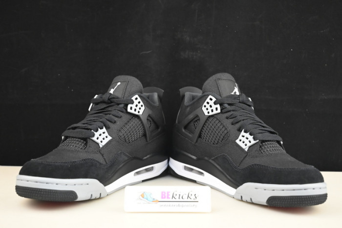 air jordan 4 “black canvas” dh7138-006