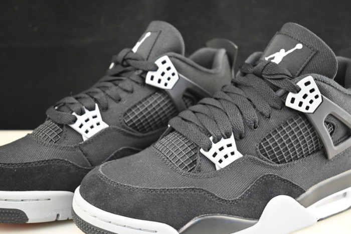 air jordan 4 “black canvas” dh7138-006