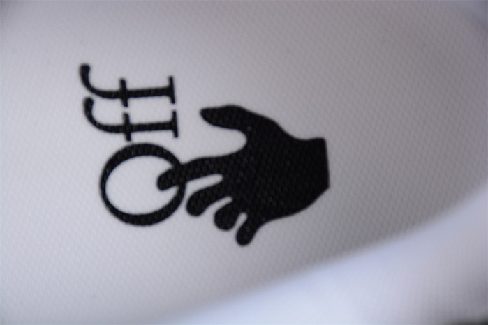 OW Out Of Office OOO Low Tops White Khaki OMIA189S23LEA0015901