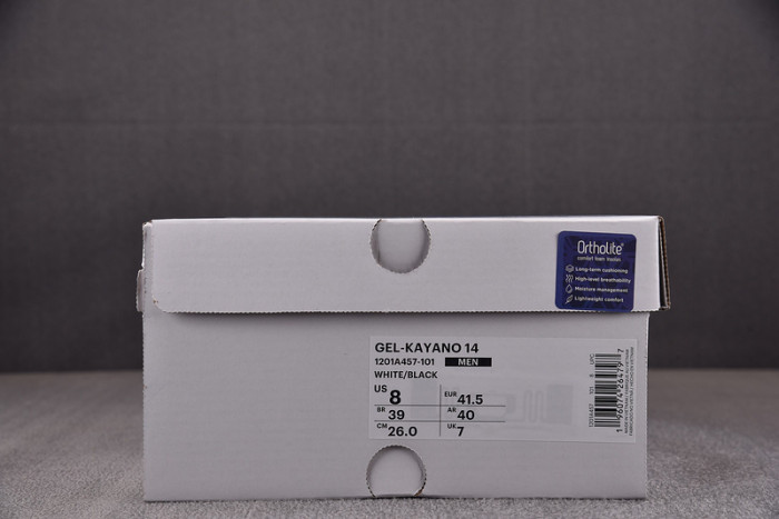 As*ic*s gel-kayano 14 jjjjound silver black 1201a457-101