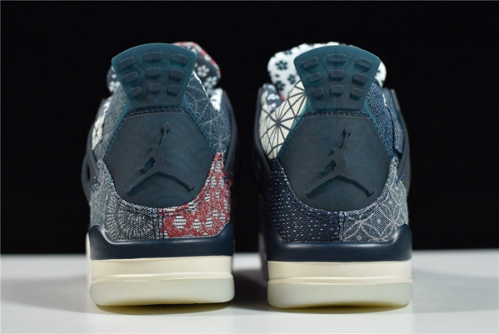 air jordan 4 sashiko deep ocean cw0898-400