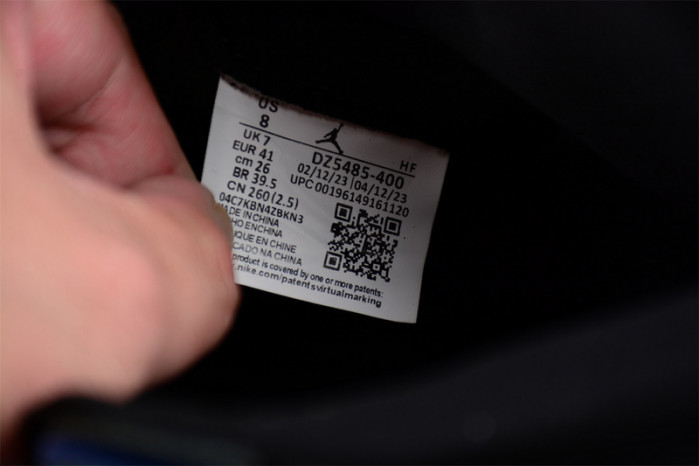 air jordan 1 high og ‘unc toe’ dz5485-400