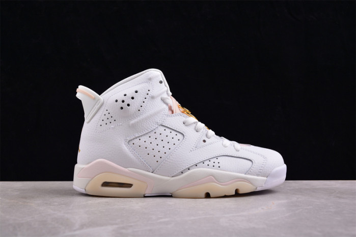 air jordan 6 retro gold hoops (women