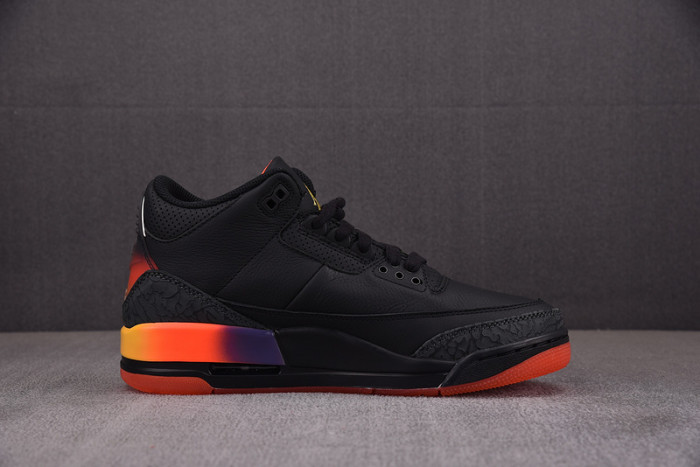 j balvin x air jordan 3 black fn0344-001