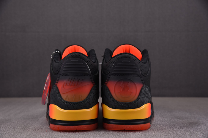 j balvin x air jordan 3 black fn0344-001