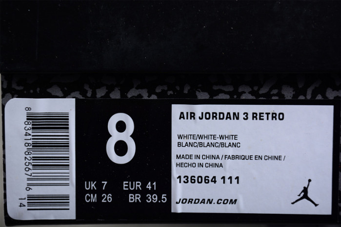 air jordan 3 retro triple white 136064-111