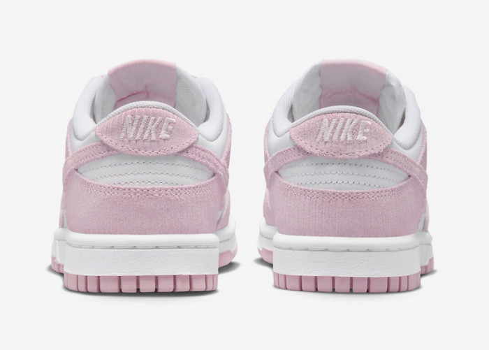 nike dunk low "pink corduroy" fn7167-100