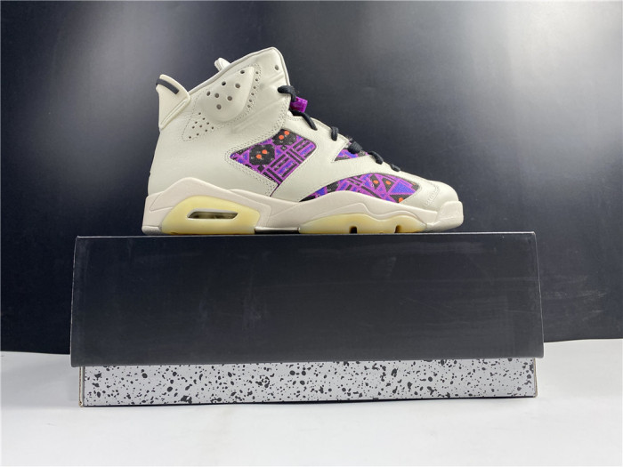 air jordan 6 retro quai54 sail black cz4152-101