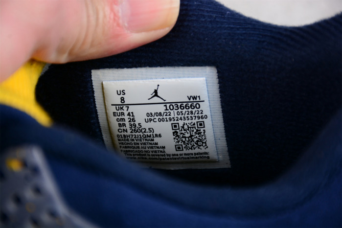 air jordan 4 retro michigan (pe) aj4 1036660