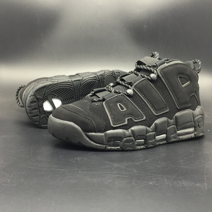 nike air more uptempo black white 414962-002