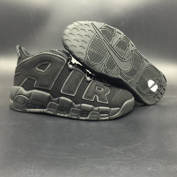 nike air more uptempo black white 414962-002