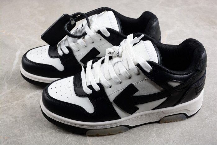 OFW OFF-WHITE Out Of Office "OOO" Low Black White OWIA259C99LEA0031001