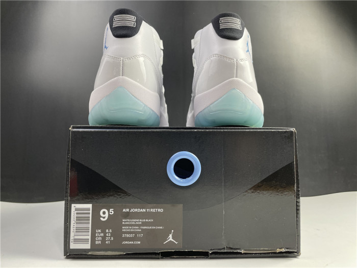 air jordan 11 "legend blue“ 378037-117