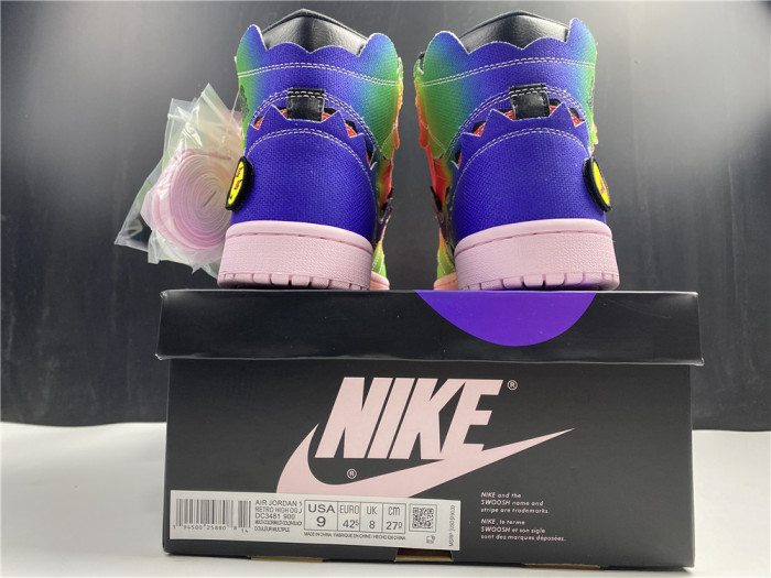 air jordan 1 retro high og "j balvin" multi-color dc1786-125