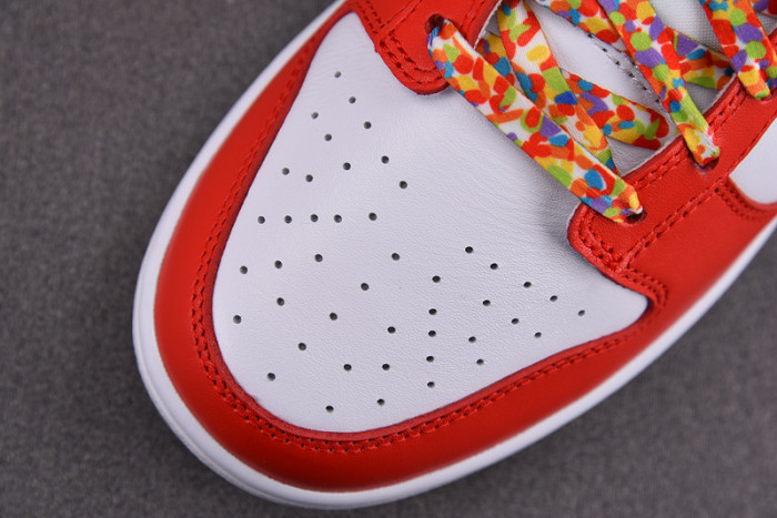 nike dunk low qs lebron james fruity pebbles dh8009-600
