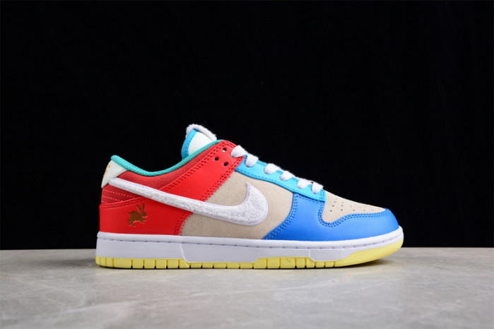 Nike Dunk Low Retro PRM Year of the Rabbit Blue Orange Cream FD4203-111