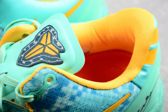 nike kobe 8 system green glow laser orange 555035-304