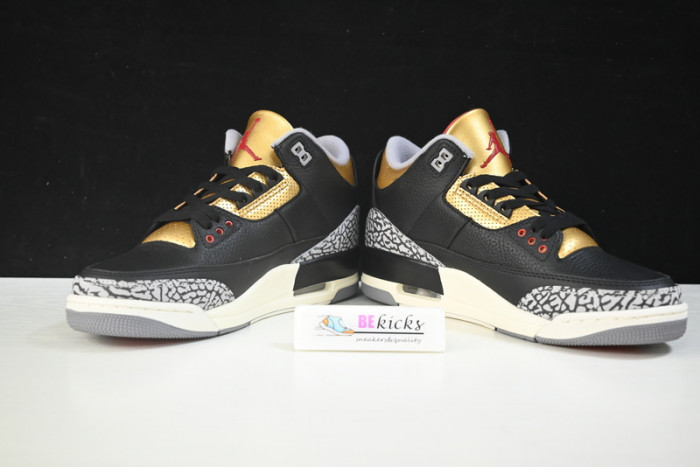 air jordan 3 “black gold” ck9246-067