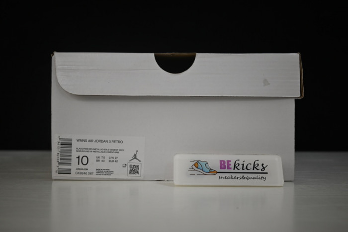 air jordan 3 “black gold” ck9246-067