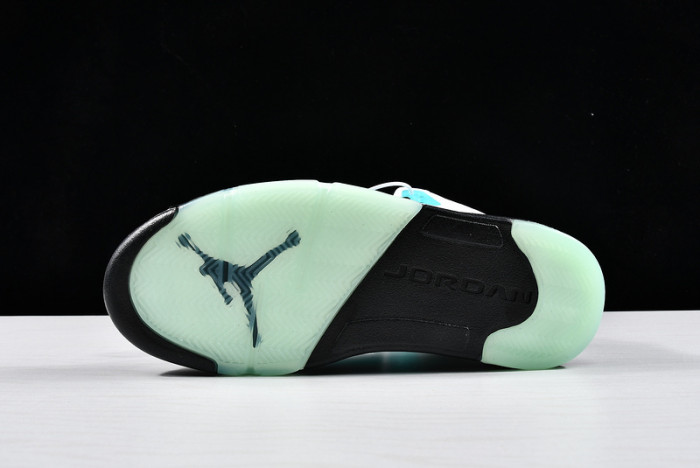 air jordan 5 retro island green cn2932-100