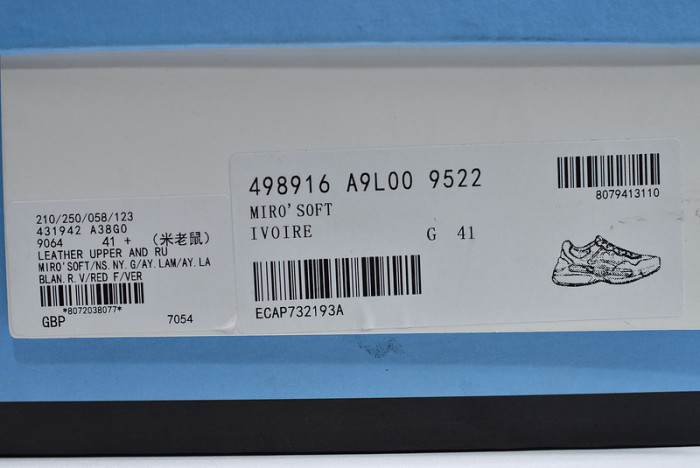 G*u*i disney x rhyton vintage trainer sneaker 498916 a9l00 9522