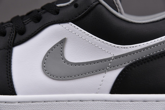 air jordan 1 low black white grey 558553-040