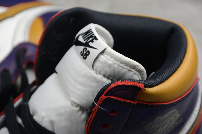 nike sb air jordan 1 lakers chicago cd6578-507