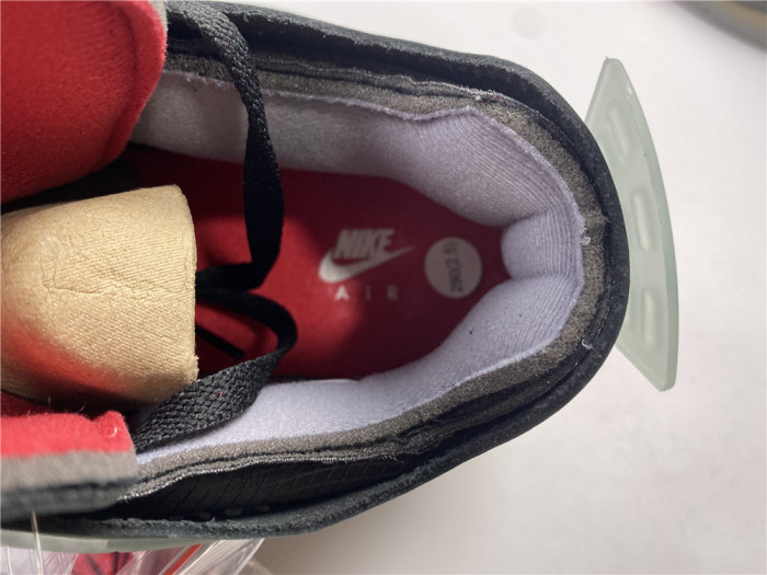 ofw x air jordan 4 “bred” black/red cv9388-001