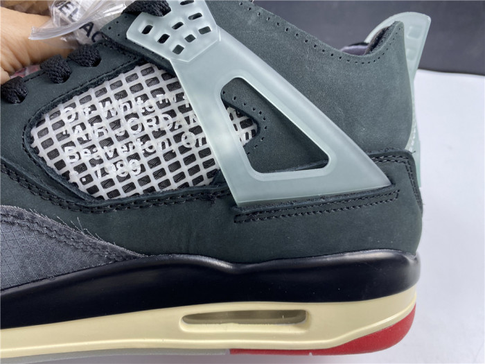 ofw x air jordan 4 “bred” black/red cv9388-001