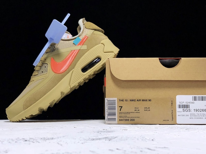 ofw nike air max 90 desert ore aa7293-200