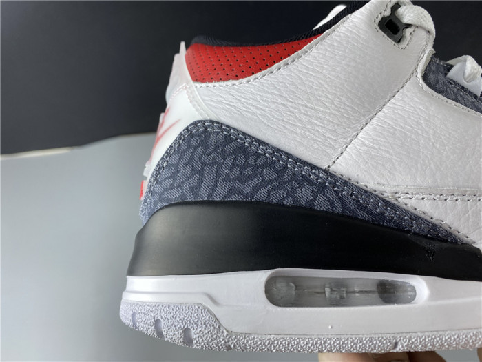 air jordan 3 retro denim "fire red" cz6431-100