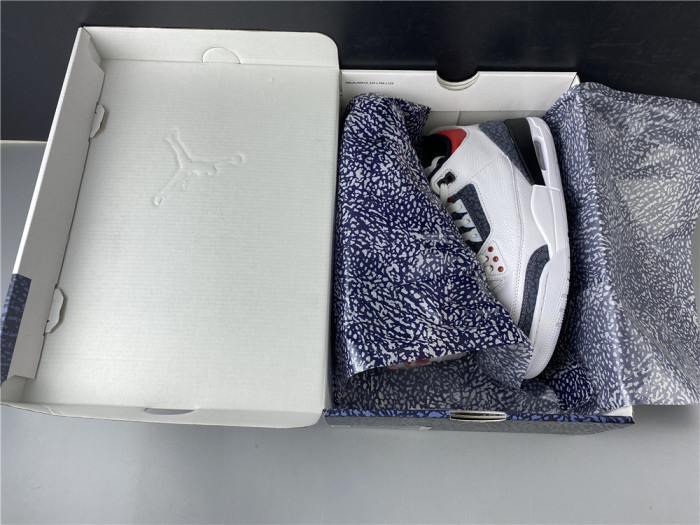air jordan 3 retro denim "fire red" cz6431-100