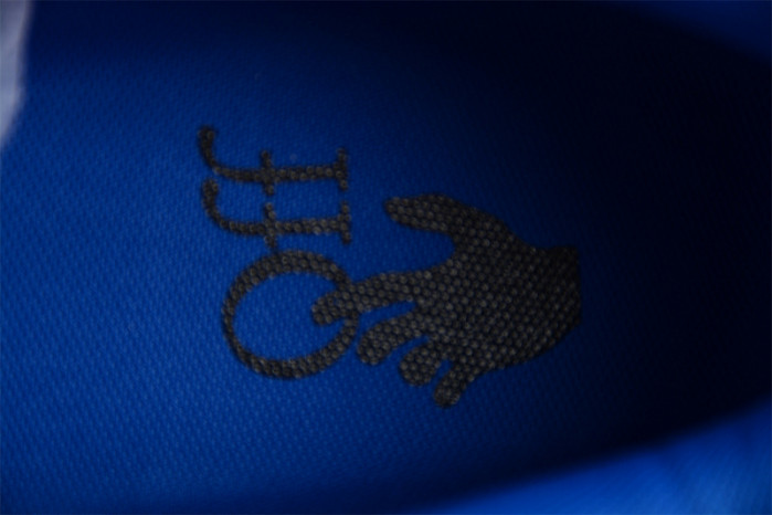 OW Out Of Office OOO Low Tops For Walking White Royal Blue OMIA189C99LEA0050142