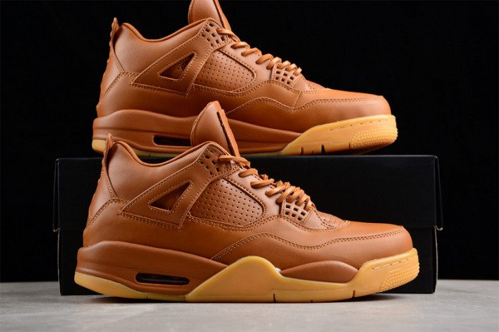 air jordan 4 retro ginger wheat 819139-205