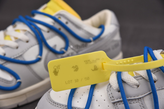 nike dunk low ofw lot 10 dm1602-112