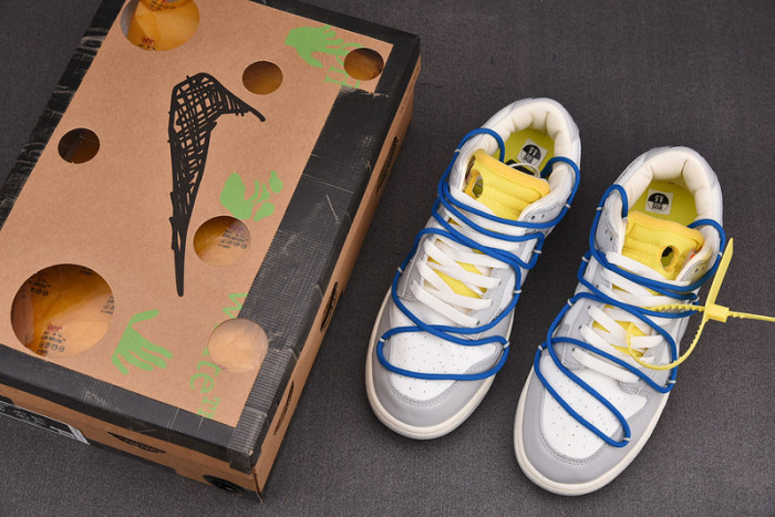 nike dunk low ofw lot 10 dm1602-112