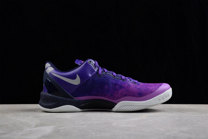nike kobe 8 playoffs purple platinum 555035-500